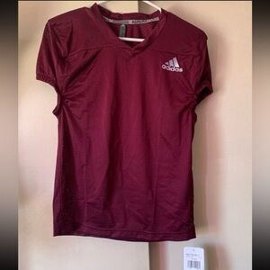 Adidas Maroon and White Practice Jersey
